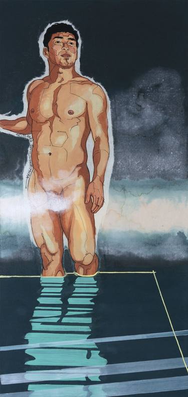 Print of Figurative Nude Paintings by Shinji Horimura