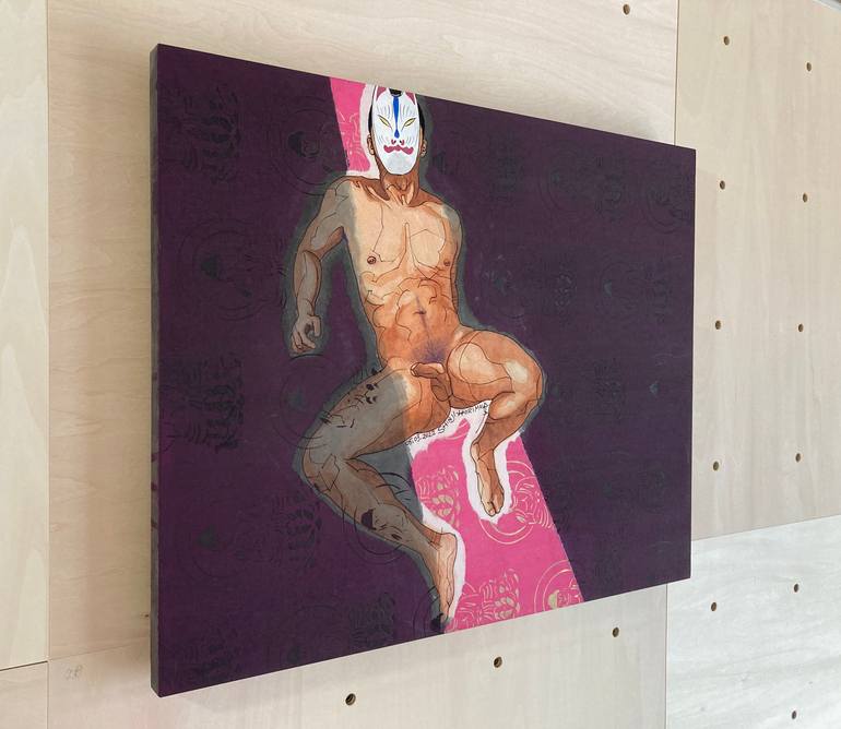 Original Figurative Nude Painting by Shinji Horimura