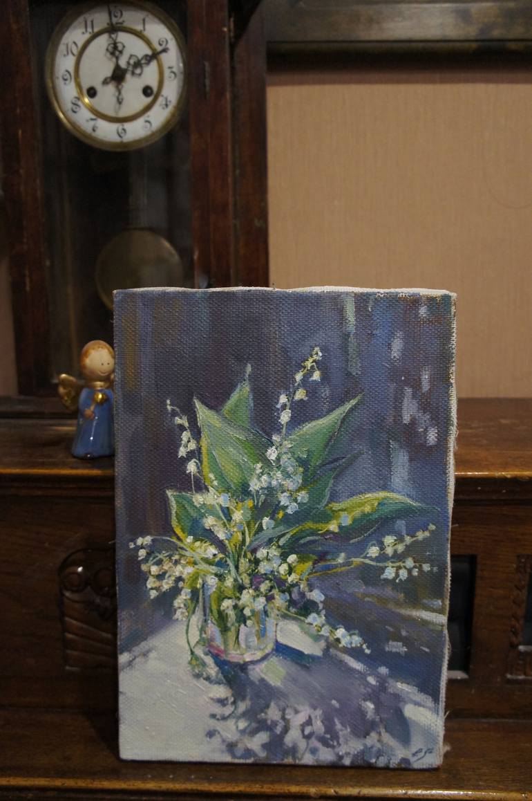 Original Floral Painting by Elena Sanina
