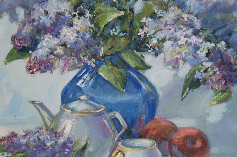 Original Still Life Painting by Elena Sanina