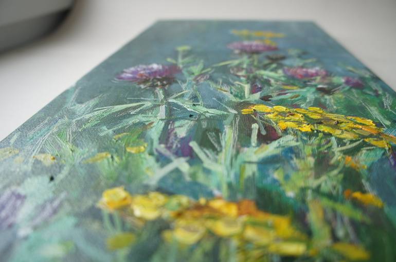 Original Floral Painting by Elena Sanina