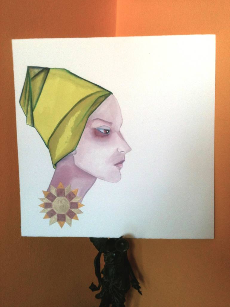 Original Figurative People Painting by Dora S