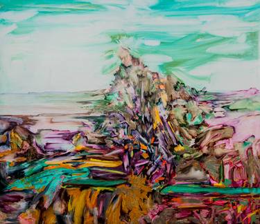 Print of Abstract Landscape Paintings by Veronika Zelena