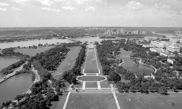 The West Mall Before The National WWII Memorial - Limited Edition 1 of 50 thumb