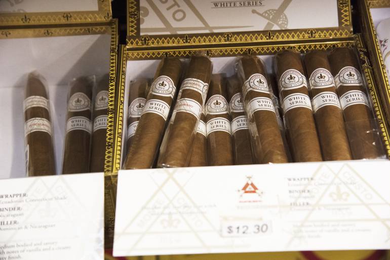 Original Pop Culture/Celebrity Photography by Richard Latoff | Documentary Art on Canvas | Cigars # 7 Montecristo Detail - Limited Edition 1 of 50