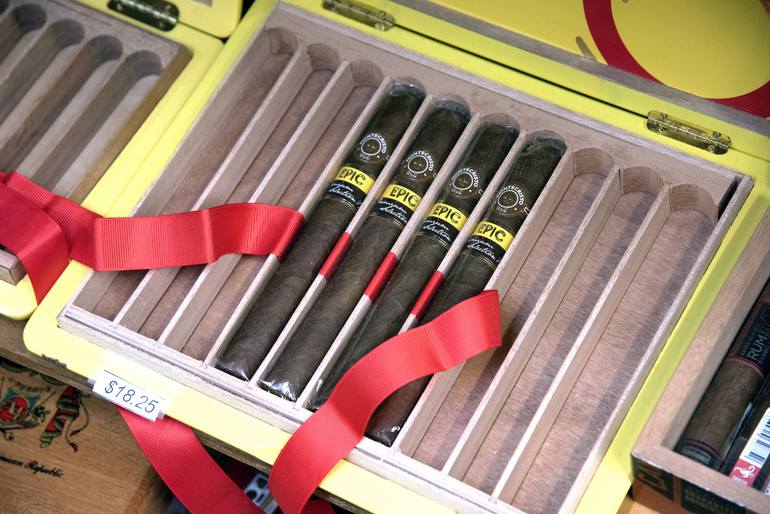 Original Pop Culture/Celebrity Photography by Richard Latoff | Documentary Art on Canvas | Cigars # 14 Montecristo EPIC - Limited Edition 1 of 50