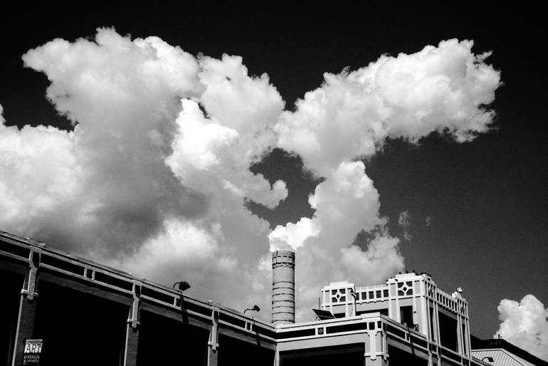 Original Landscape Photography by Richard Latoff | Documentary Art on Canvas | Sky 10 Alexandria VA - Limited Edition of 50