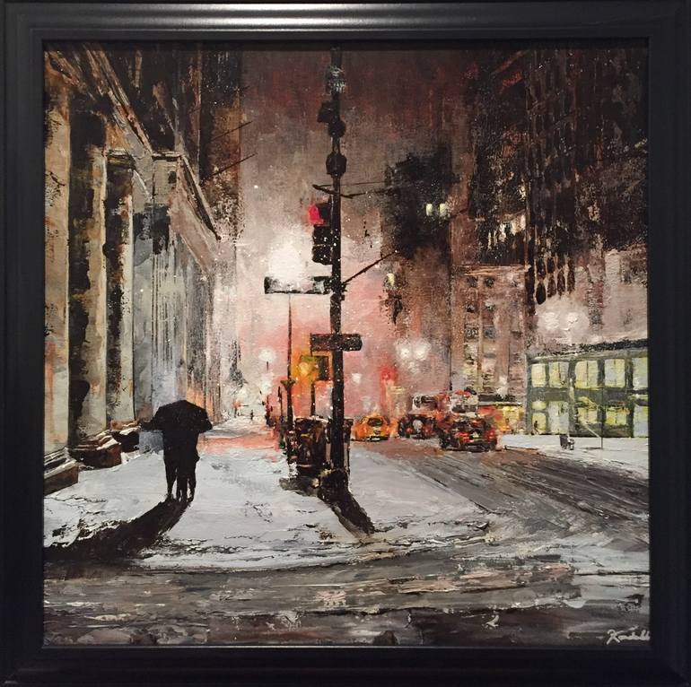 Original Modern Cities Painting by Kendall Lewis