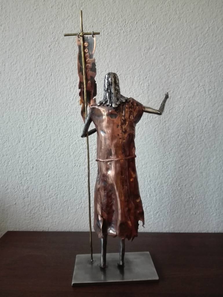 Original Figurative Religion Sculpture by Marjan Ristovski