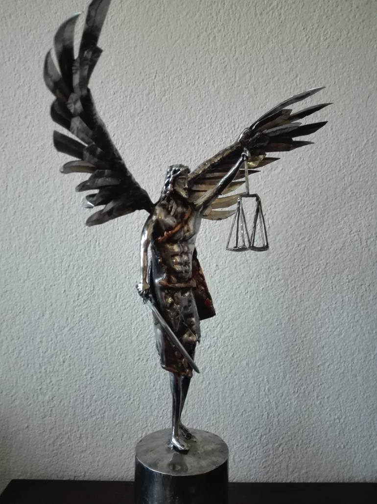 Original Figurative Religion Sculpture by Marjan Ristovski