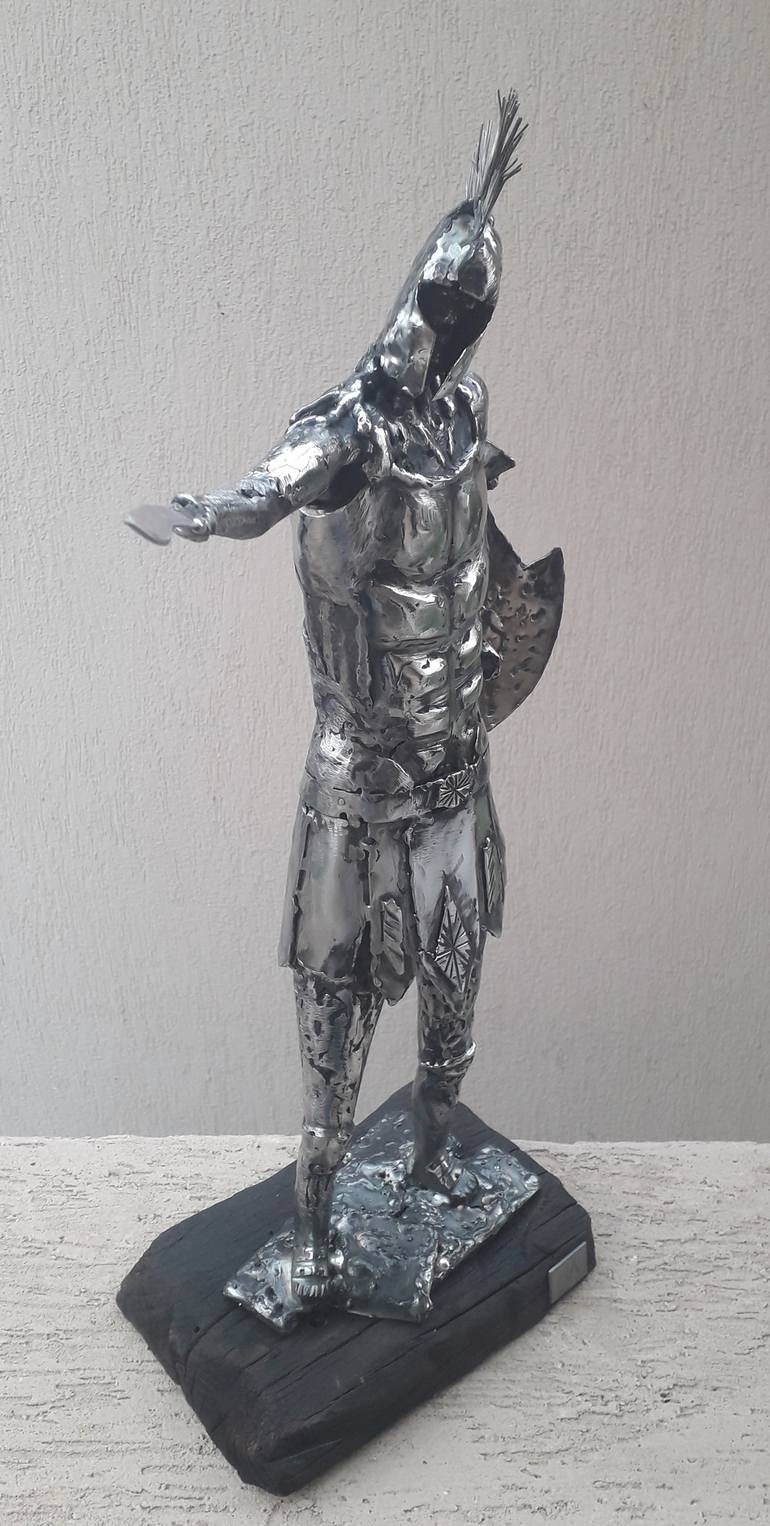 Original Figurative Men Sculpture by Marjan Ristovski