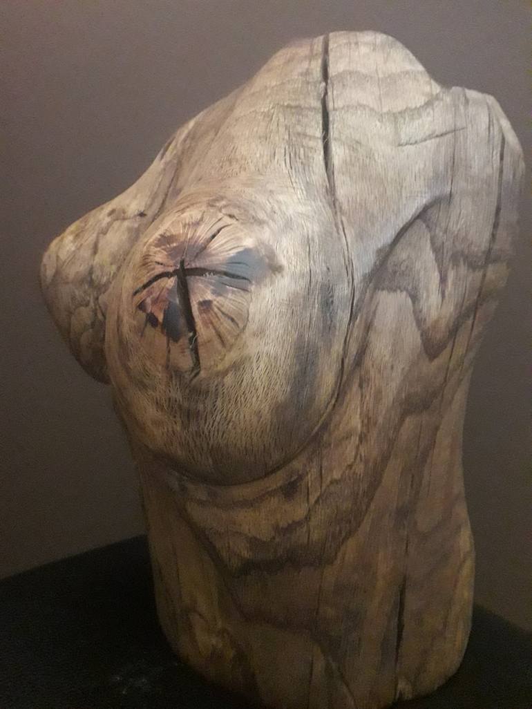 Original Pop Art Nude Sculpture by Marjan Ristovski