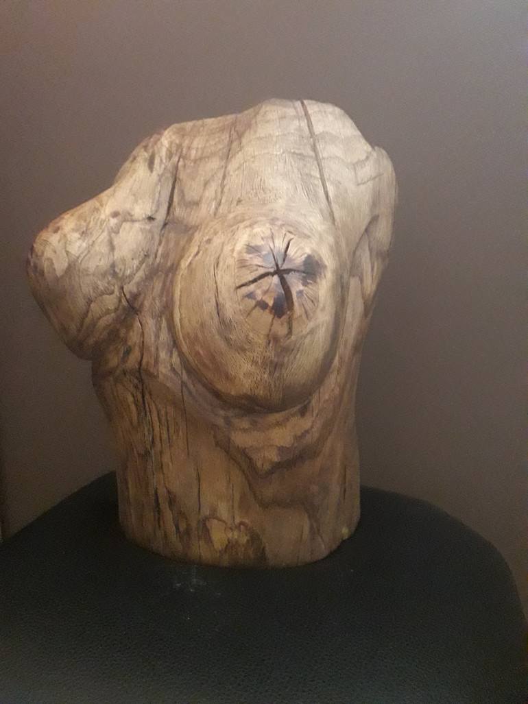 Original Pop Art Nude Sculpture by Marjan Ristovski