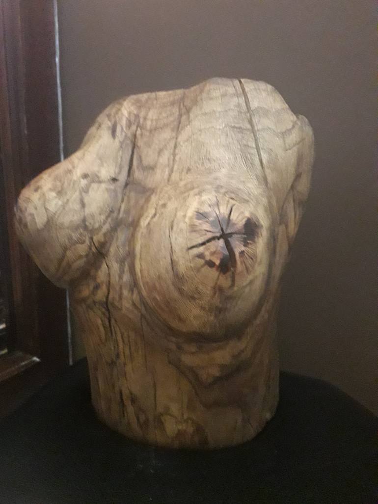 Original Pop Art Nude Sculpture by Marjan Ristovski