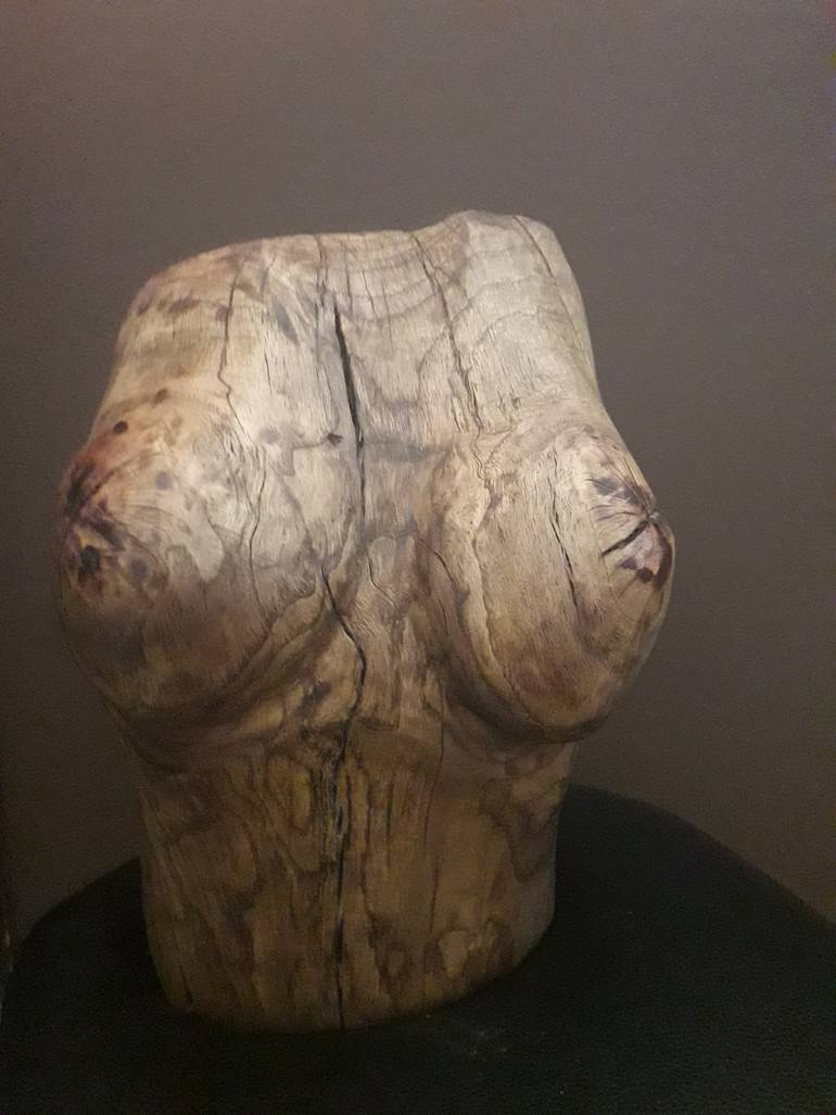 Original Pop Art Nude Sculpture by Marjan Ristovski