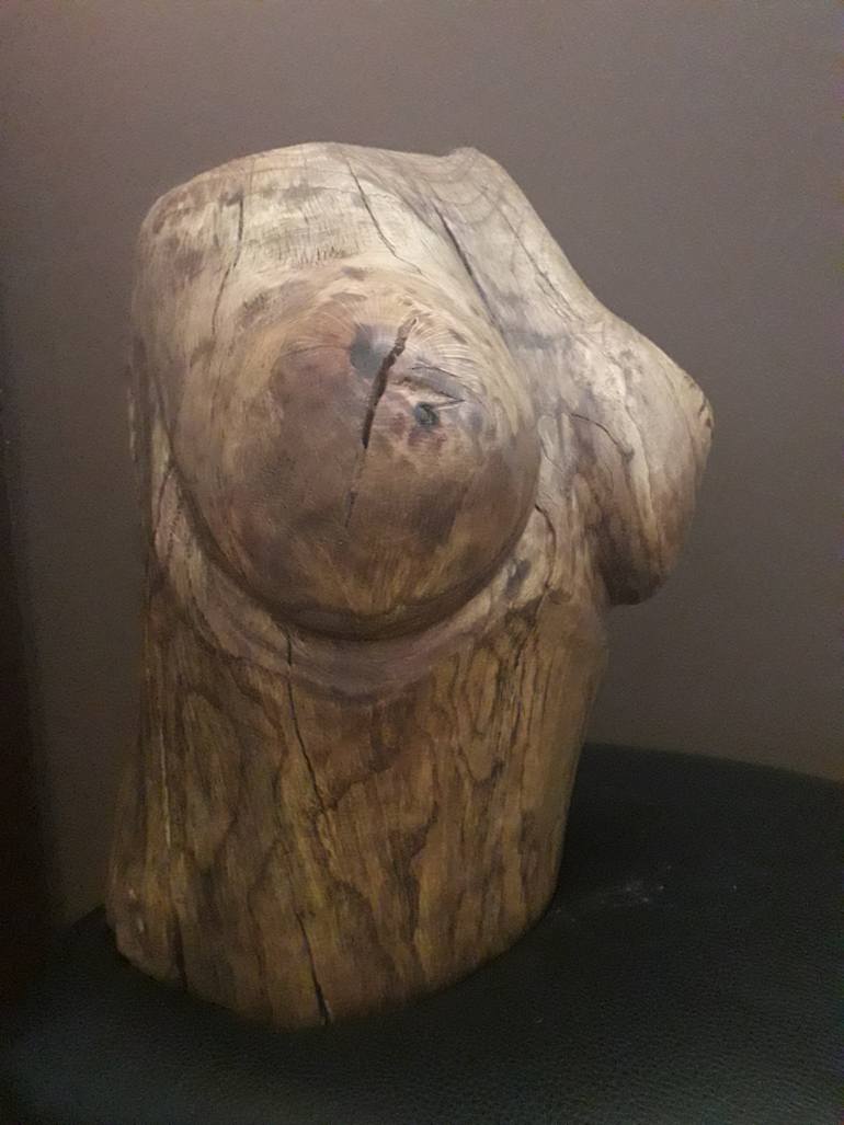 Original Pop Art Nude Sculpture by Marjan Ristovski