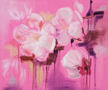 Original Impressionism Floral Paintings by Anna Ovsiankina