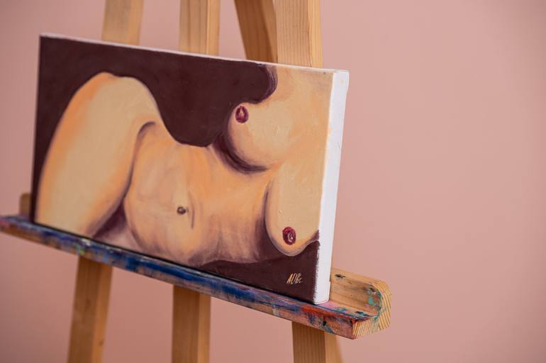 Original Figurative Nude Painting by Anna Ovsiankina