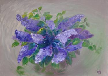 Print of Impressionism Floral Paintings by Anna Ovsiankina