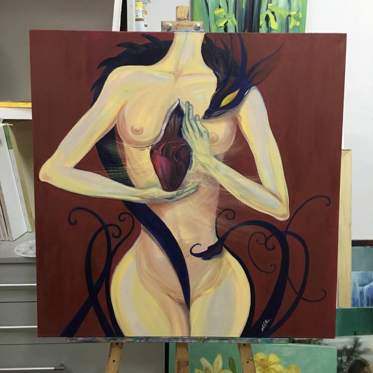 Original Nude Painting by Anna Ovsiankina