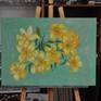 Golden lilies - extremely delicate work that will decorate your interior! Written on one of the June days.

Original oil painting on linen canvas
50*70 cm (19.7 in.*27.6 in)

Signed on the front and back.
Certificate attached.
