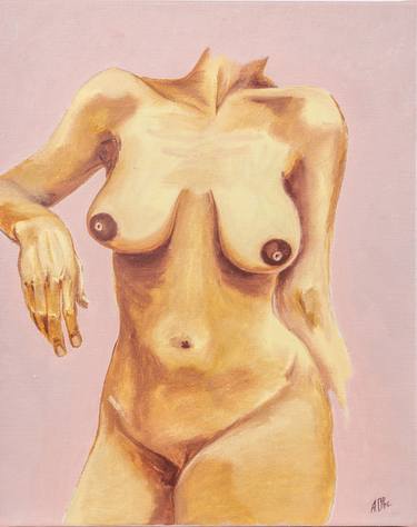 Print of Realism Nude Paintings by Anna Ovsiankina