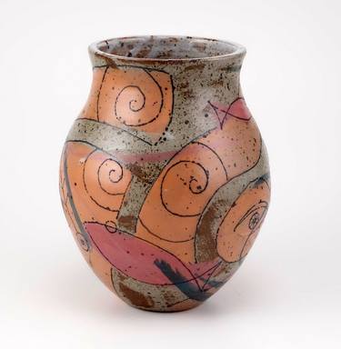 Underwater - Stoneware vase thumb