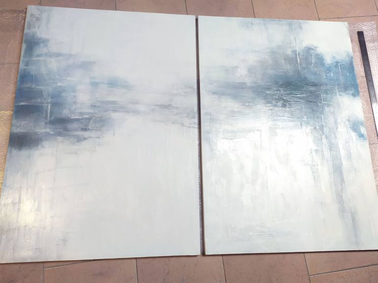 Original Minimalism Abstract Painting by Yllen Avoti
