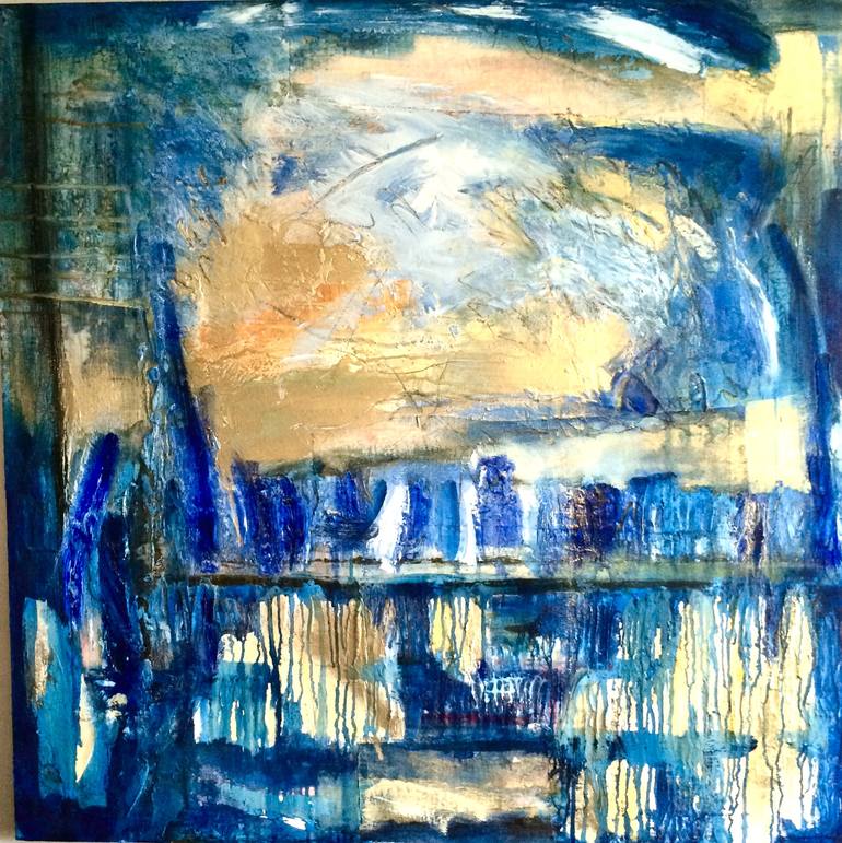 A View Beyond - Abstract Painting high quality on Canvas