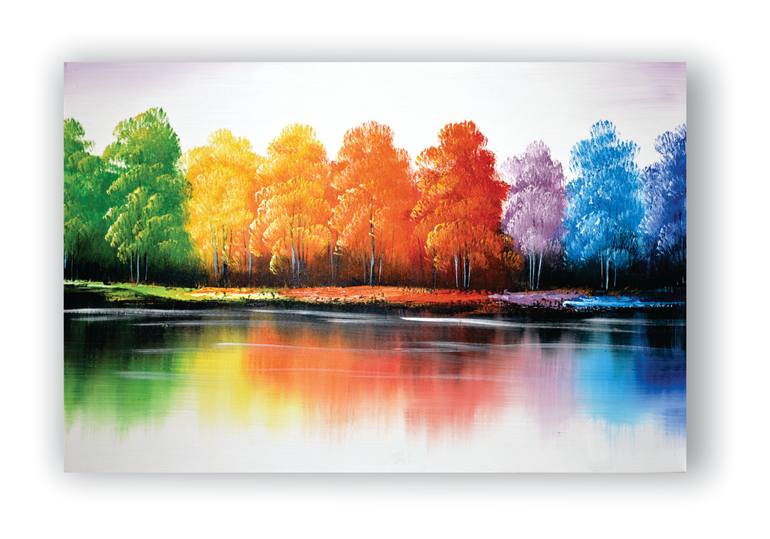 Original Realism Landscape Painting by Olivia'S Loft Original Art Studio