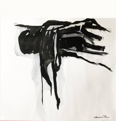 Original Abstract Expressionism Fantasy Drawings by Ruth Van De Pol