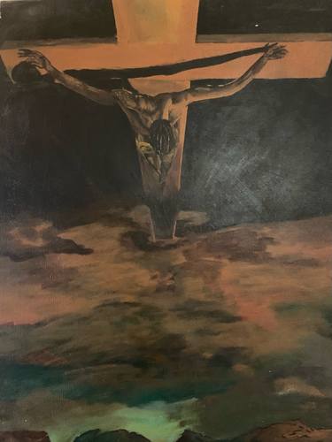 Print of Surrealism Religious Paintings by Burnett Tila