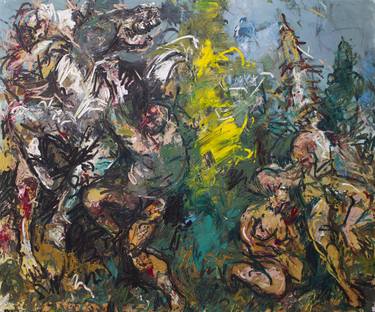 Original Figurative People Painting by Jan Bohus