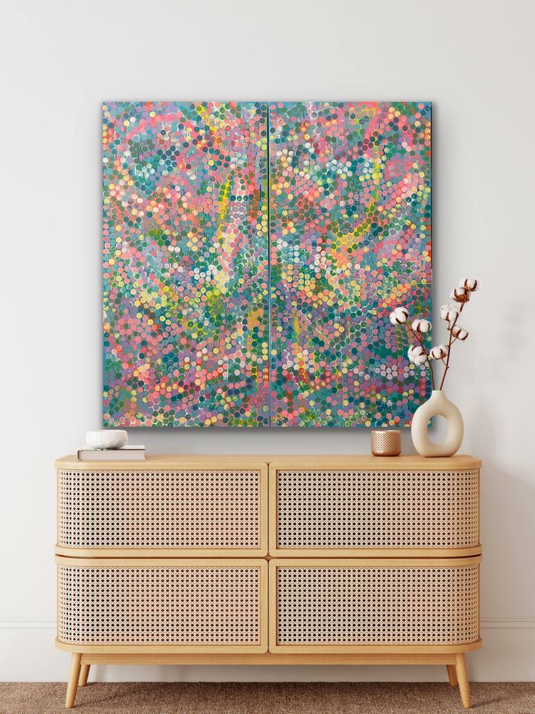Original Abstract Expressionism Abstract Painting by Niki Stearman