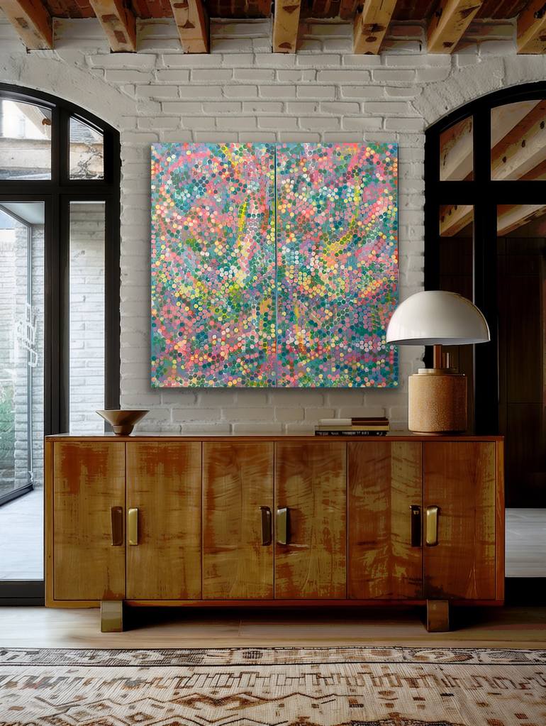 Original Abstract Expressionism Abstract Painting by Niki Stearman