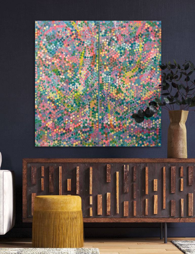 Original Abstract Expressionism Abstract Painting by Niki Stearman