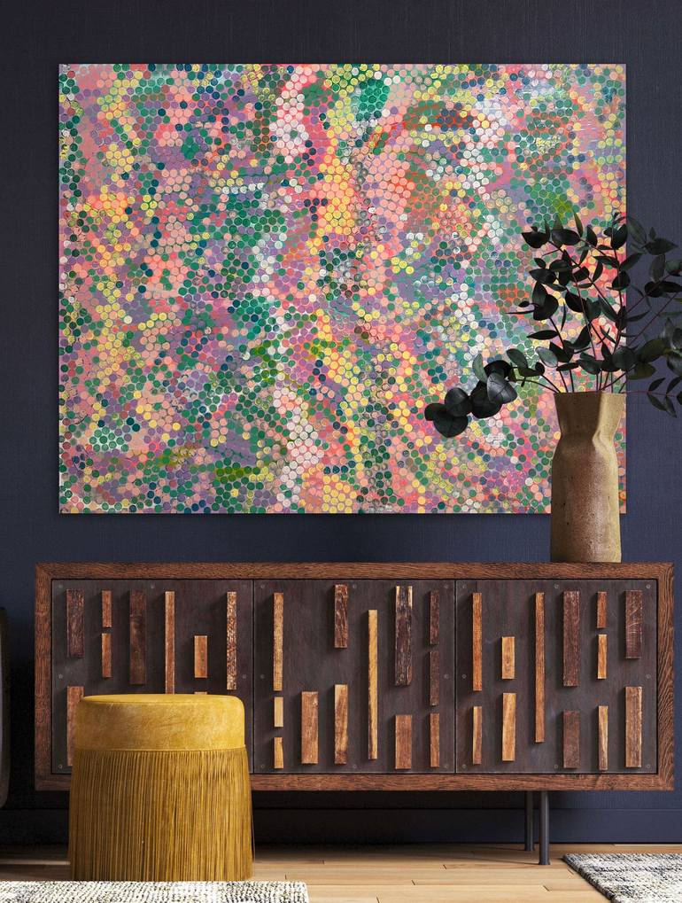 Original Abstract Expressionism Abstract Painting by Niki Stearman