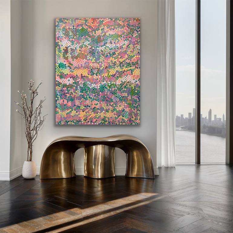 Original Abstract Expressionism Abstract Painting by Niki Stearman