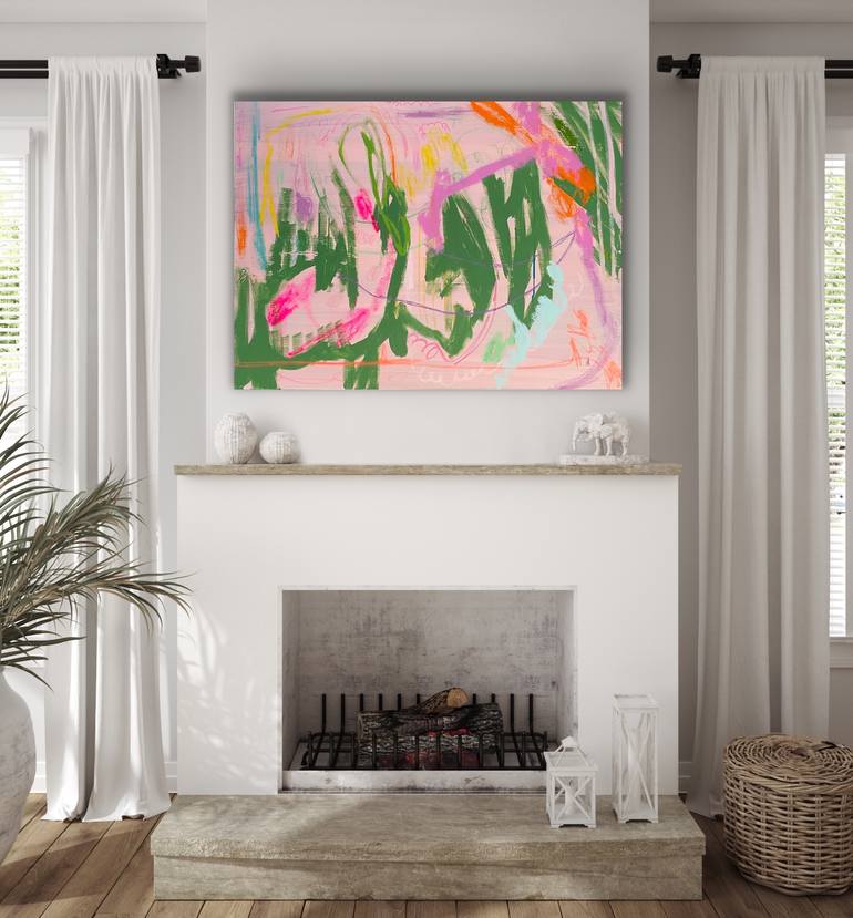 Original Abstract Expressionism Abstract Painting by Niki Stearman