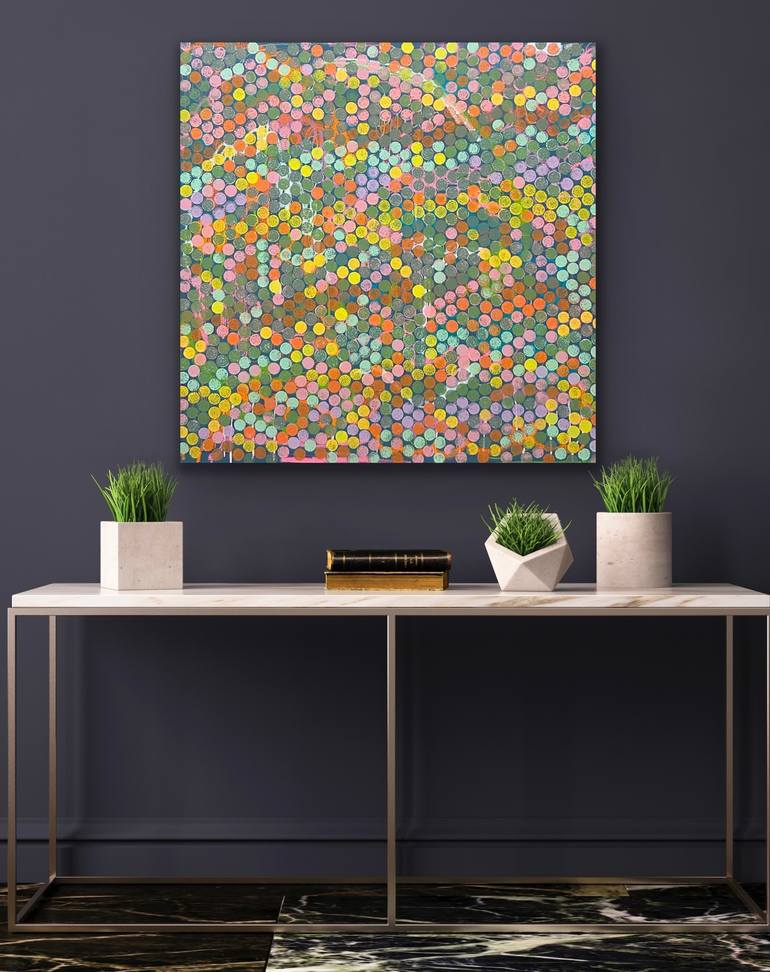 Original Abstract Expressionism Abstract Painting by Niki Stearman