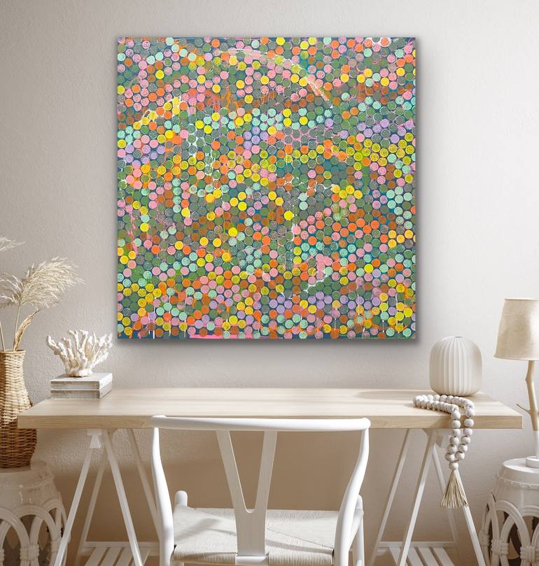 Original Abstract Expressionism Abstract Painting by Niki Stearman