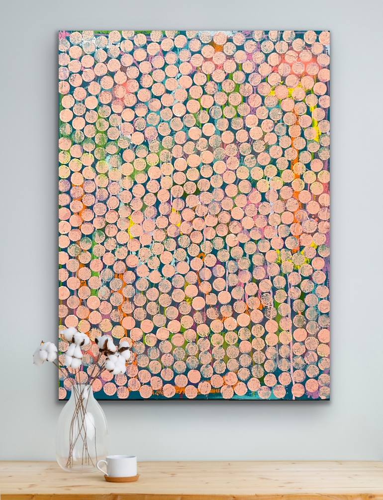 Original Abstract Expressionism Abstract Painting by Niki Stearman