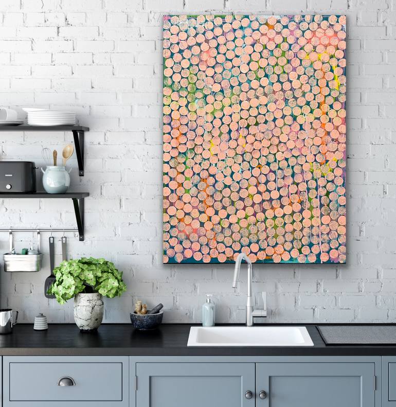 Original Abstract Expressionism Abstract Painting by Niki Stearman