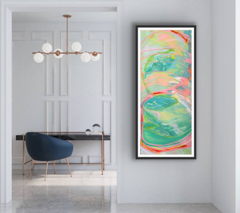 Original Abstract Expressionism Abstract Painting by Niki Stearman