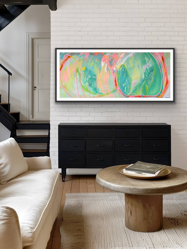 Original Abstract Expressionism Abstract Painting by Niki Stearman