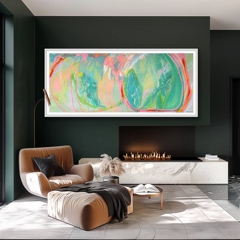 Original Abstract Expressionism Abstract Painting by Niki Stearman