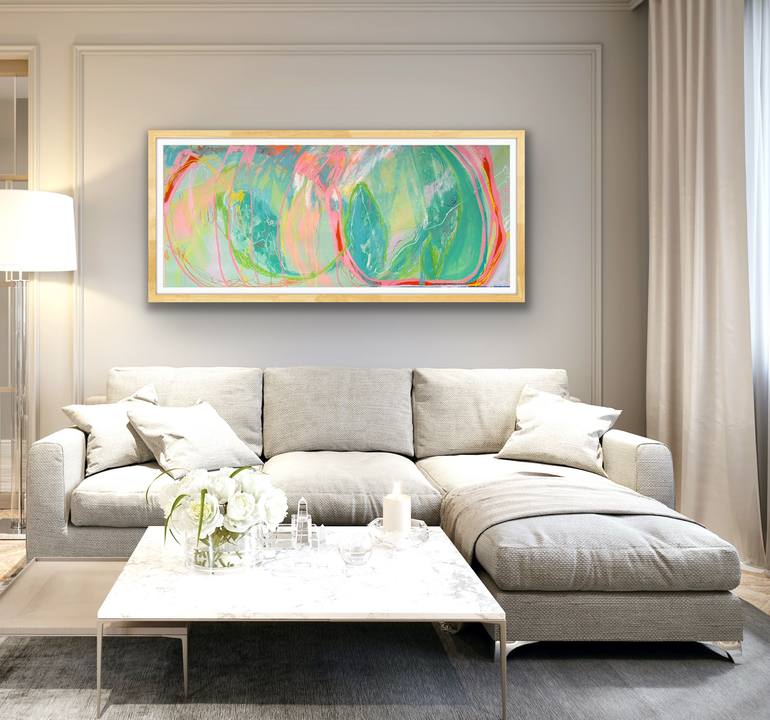 Original Abstract Expressionism Abstract Painting by Niki Stearman