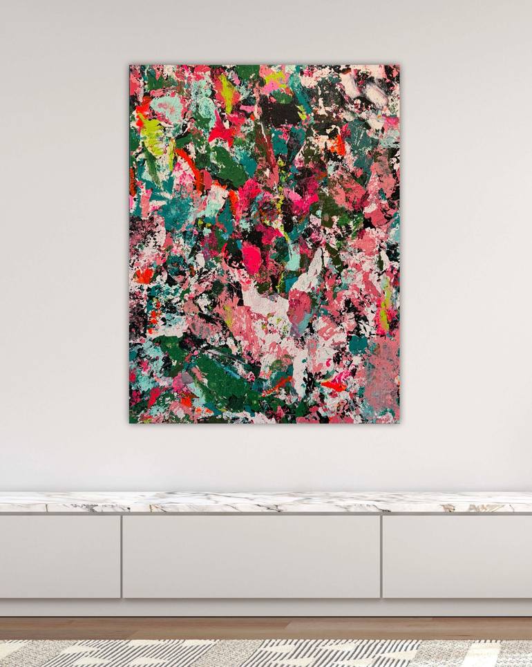 Original Abstract Mixed Media by Niki Stearman | Abstract Art on Acrylic | I Don't Know