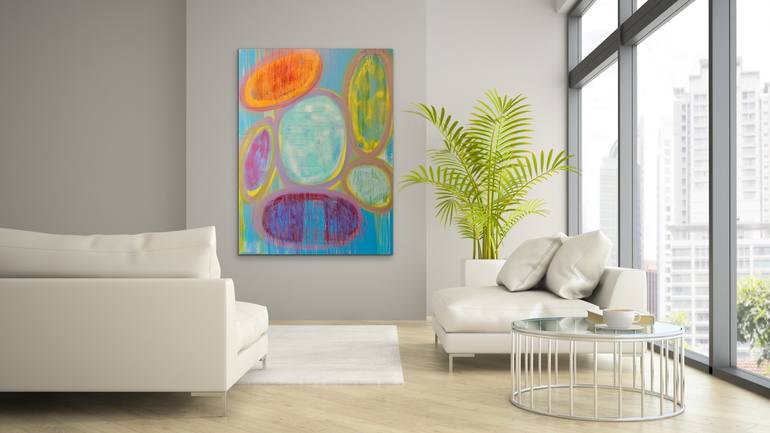 Original Abstract Expressionism Abstract Painting by Niki Stearman