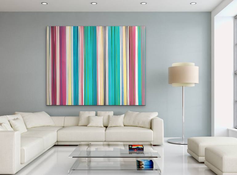 Original Abstract Expressionism Abstract Painting by Niki Stearman